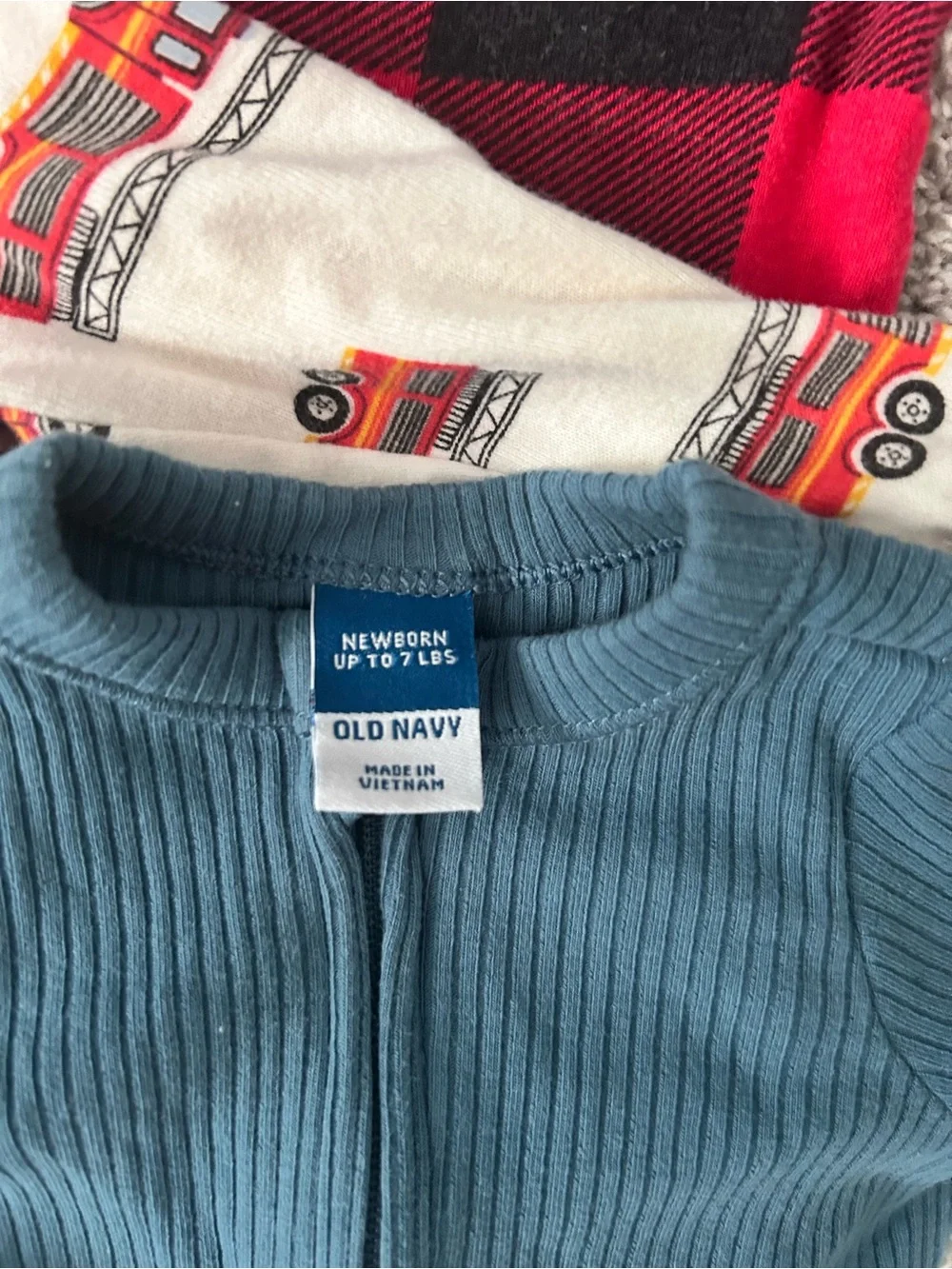 Set of 3 footed PJs
